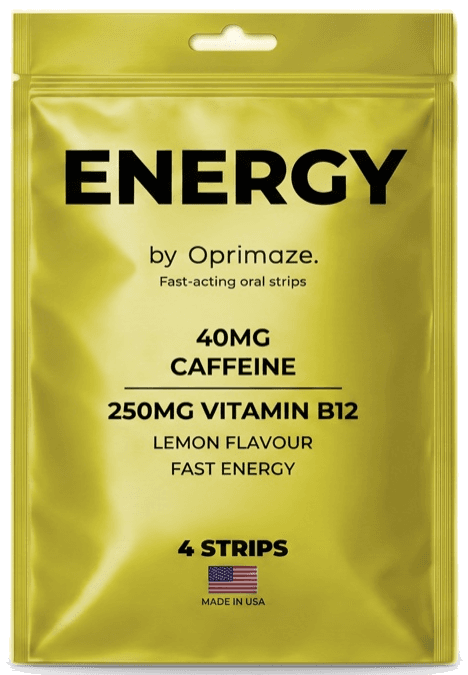 Oprimaze Energy Boost sublingual strip pouch